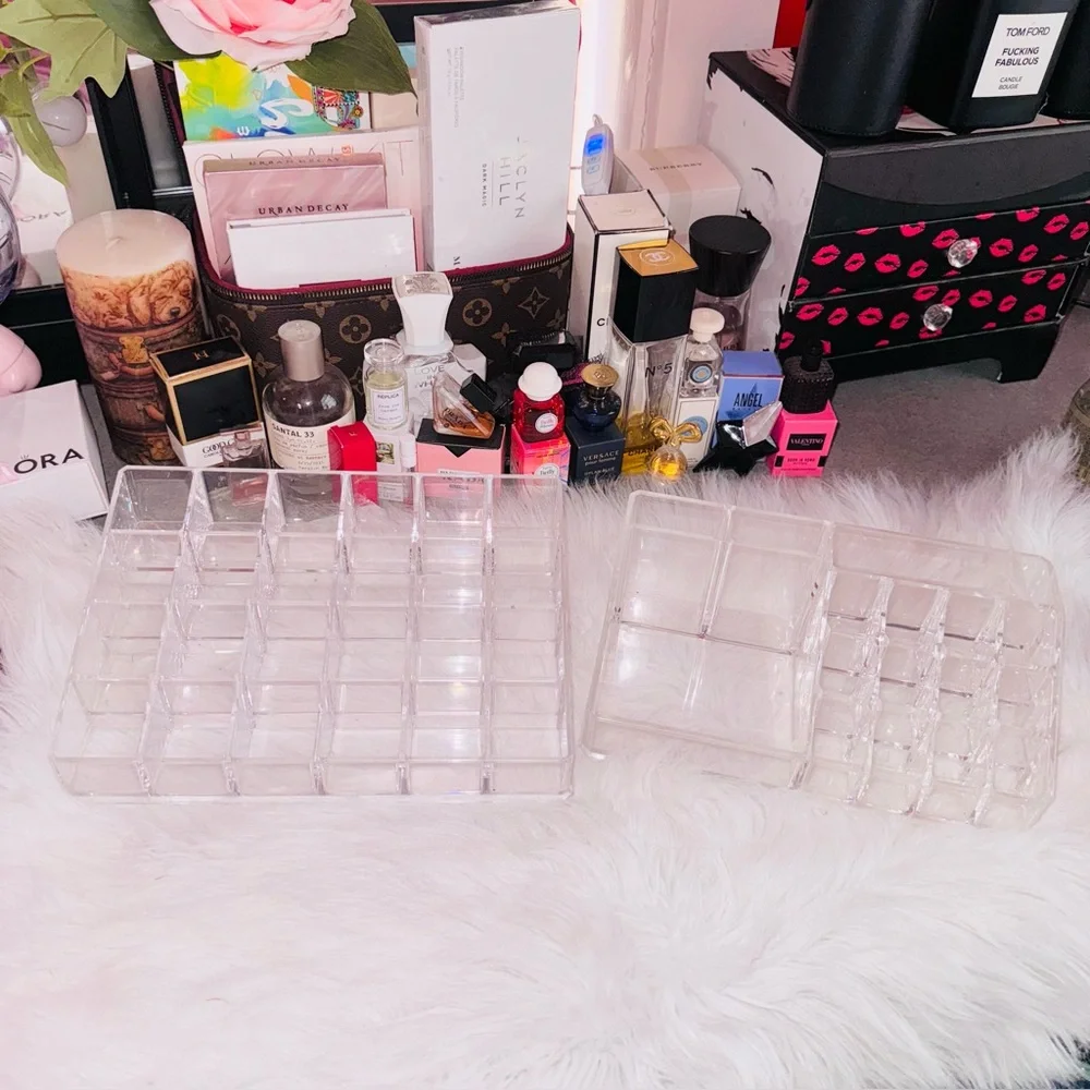 Acrylic Makeup Organizers | 2PCS